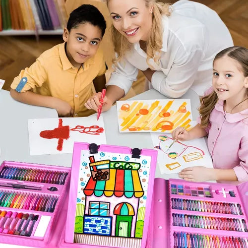 Kit Dibujo 208 Piezas
